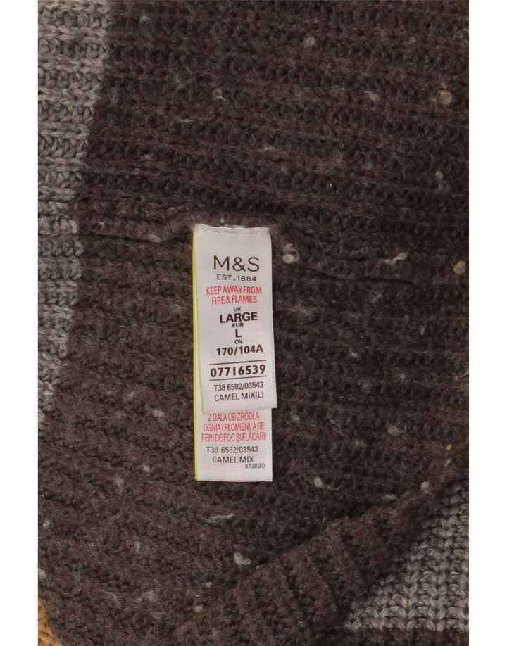 Marks & Spencer Dame Turtle Neck Jumper Sweater UK 16 Large Multicolor