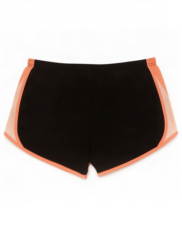 Nike Dame Dri Fit Sports Shorts UK 14 Medium Sort Colourblock