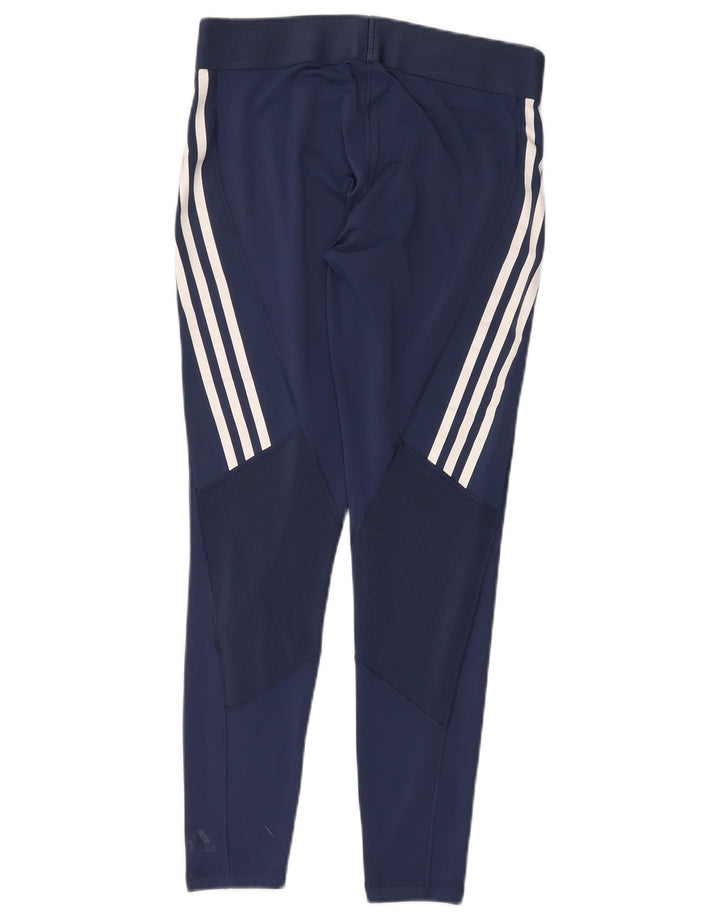 Adidas Aeroready Leggings til kvinder UK 12/14 Medium Navy Blue