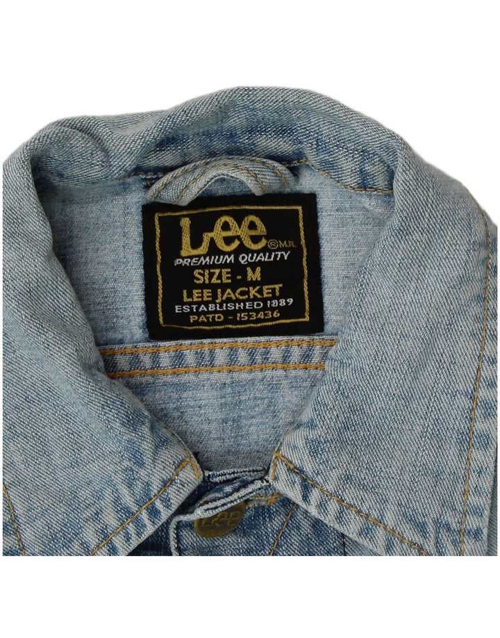 Lee Dame denimjakke UK 12 Medium Blue Cotton