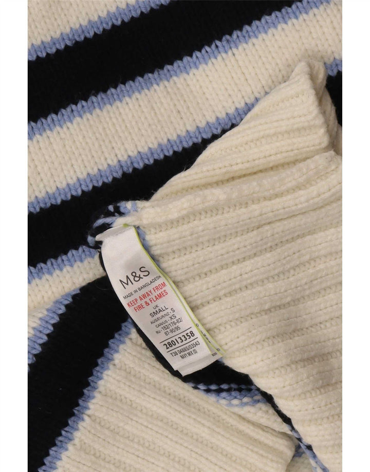 Marks & Spencer Dame sweater med rund hals DK 10 Small Navy Blue