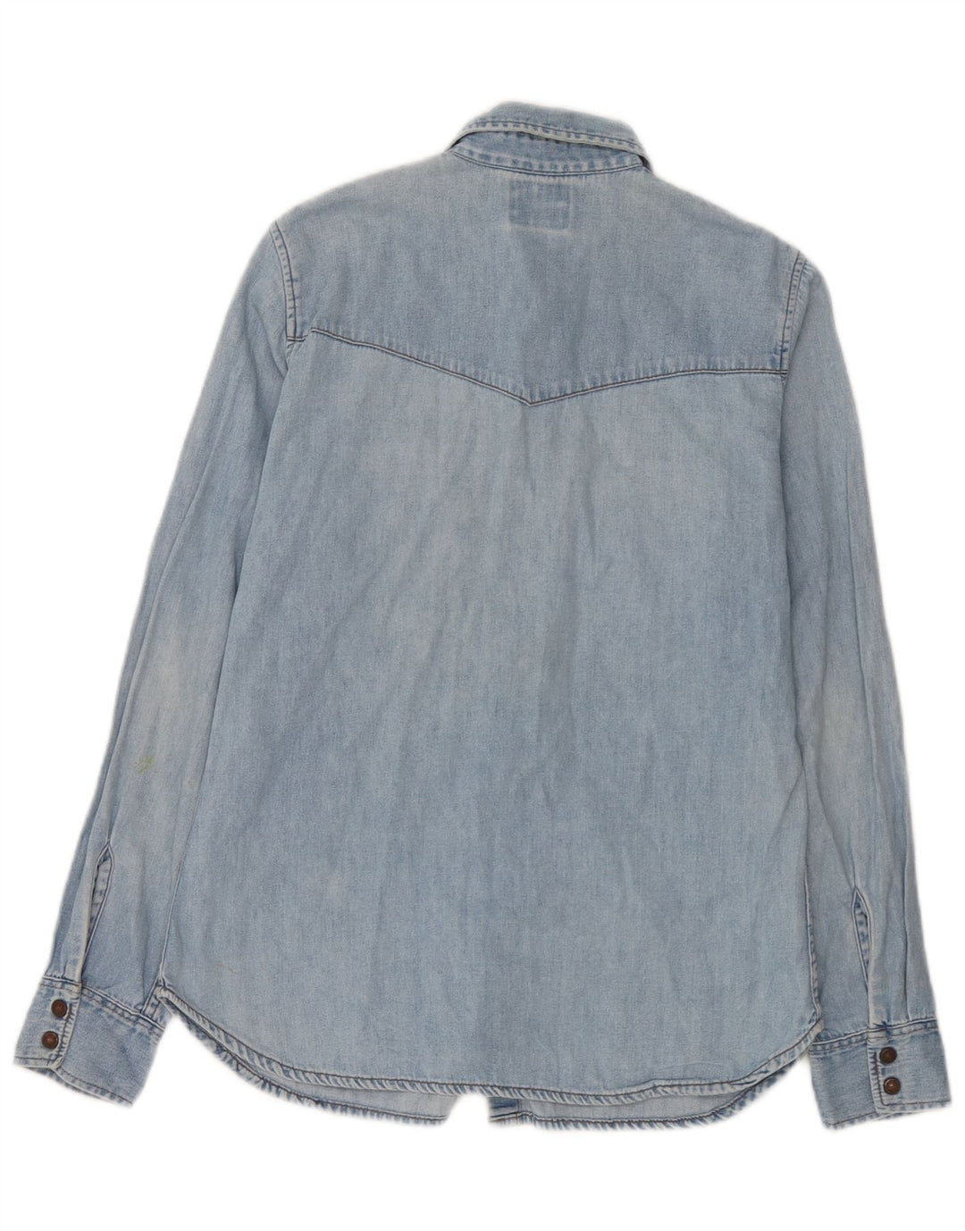 Levi's Denimskjorte til mænd, stor blå bomuld