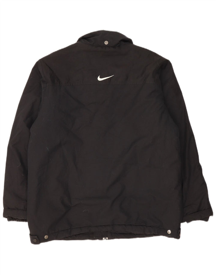 Nike polstret jakke til mænd UK 39/41 medium sort polyester