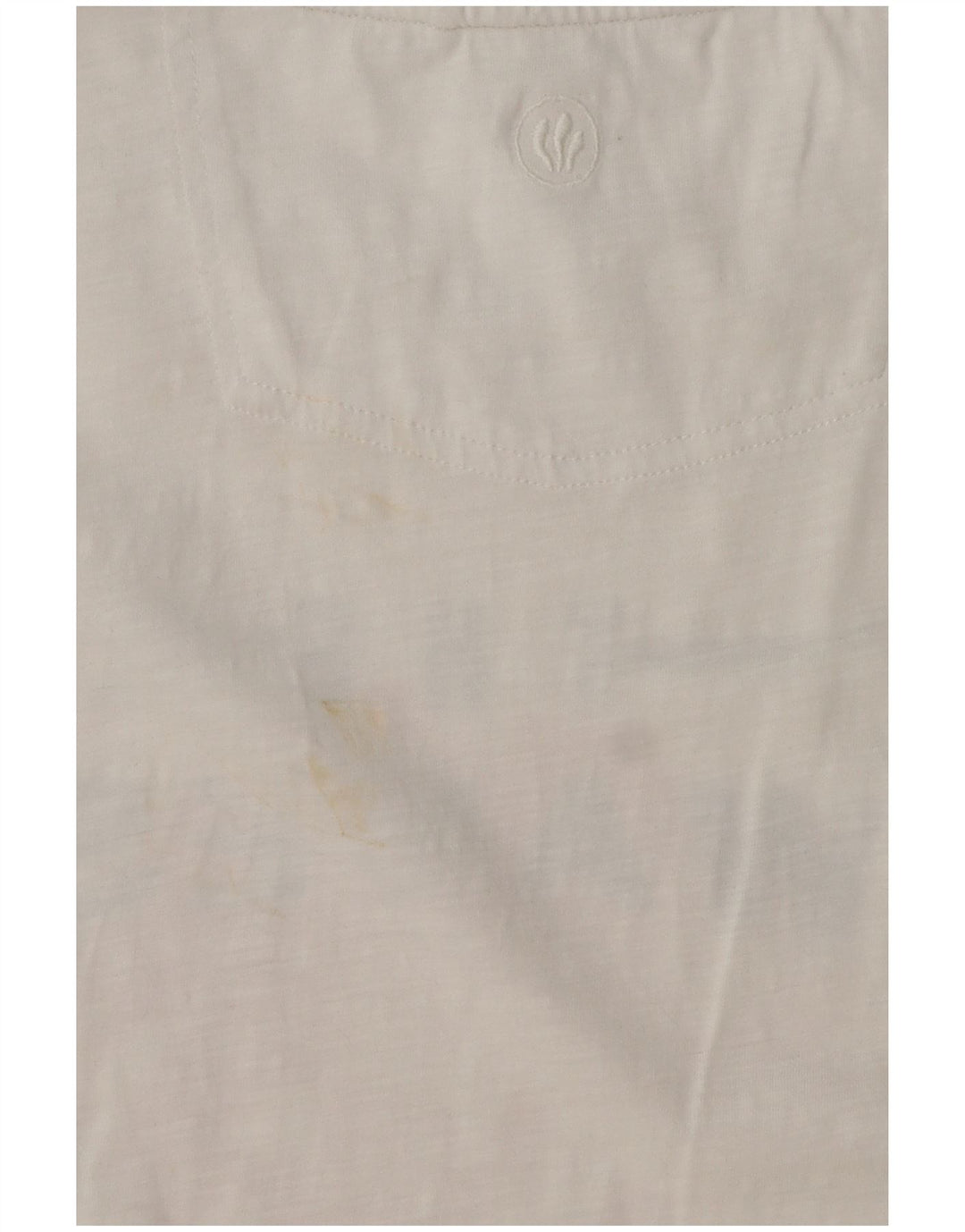 Fat Face Herre Grafisk T-Shirt Top Stor Hvid Bomuld
