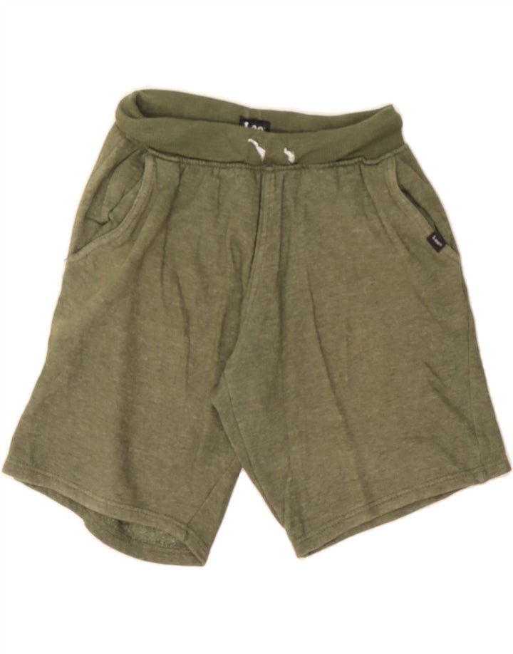 LEE Boys Sport Shorts 14-15 Years Large Green Cotton Vintage Lee and Second-Hand Lee from Messina Hembry 