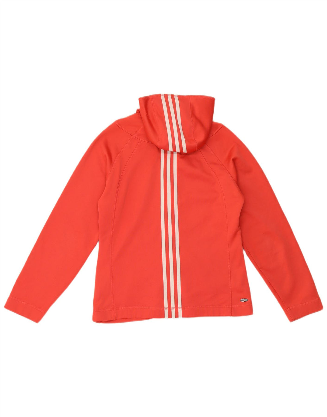 Adidas Dame Climawarm Hættetrøje Sweater UK 12 Medium Rød Polyester