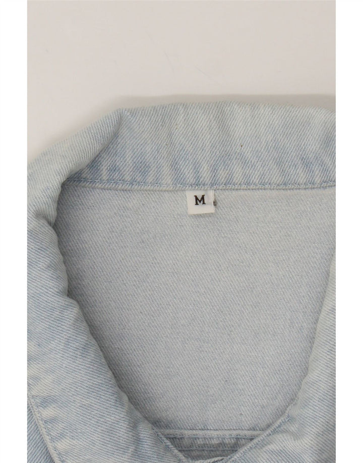 VINTAGE Mens Denim Jacket UK 38 Medium Blue Cotton Vintage Vintage and Second-Hand Vintage from Messina Hembry 