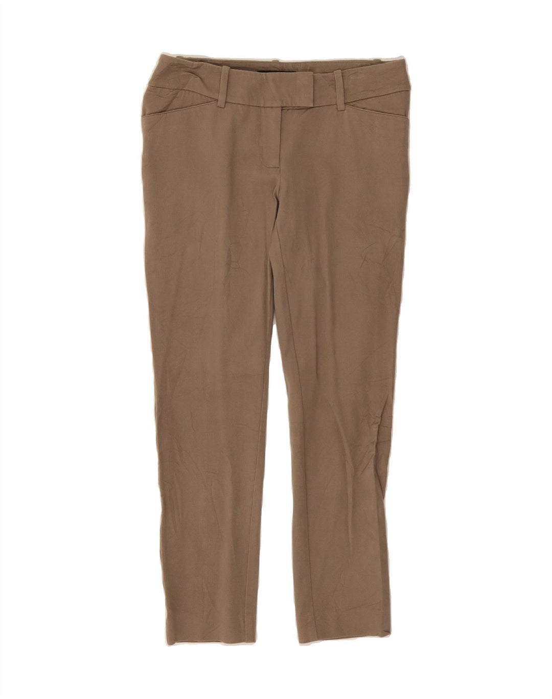 MOSSIMO Womens Slim Cropped Trousers US 4 Small W30 L25 Brown Cotton Vintage Mossimo and Second-Hand Mossimo from Messina Hembry 
