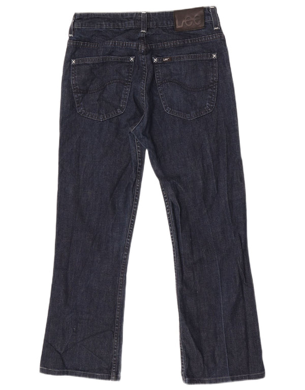 Lee Dame Cameron Straight Jeans W30 L33 Marineblå Bomuld