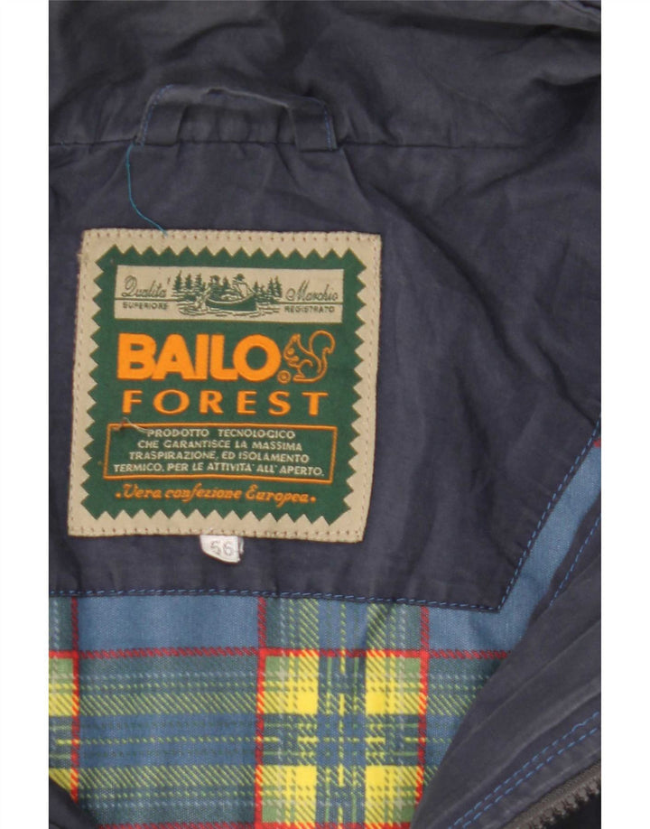 Bailo Herre Hooded Windbreaker Jacket IT 56 3XL Navy Blue