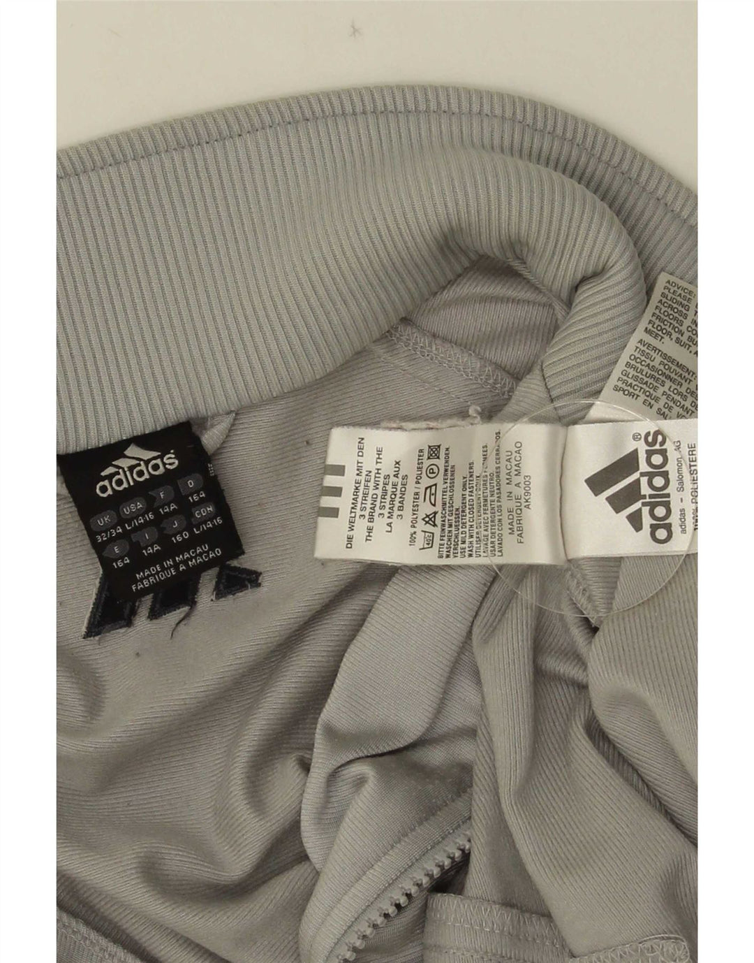 Adidas Træningsdragt Topjakke til drenge 13-14 år Grå Colourblock Polyester