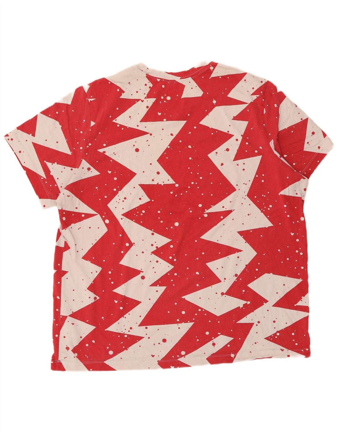 Jordan Herre T-Shirt Top XL Rød Geometrisk Bomuld