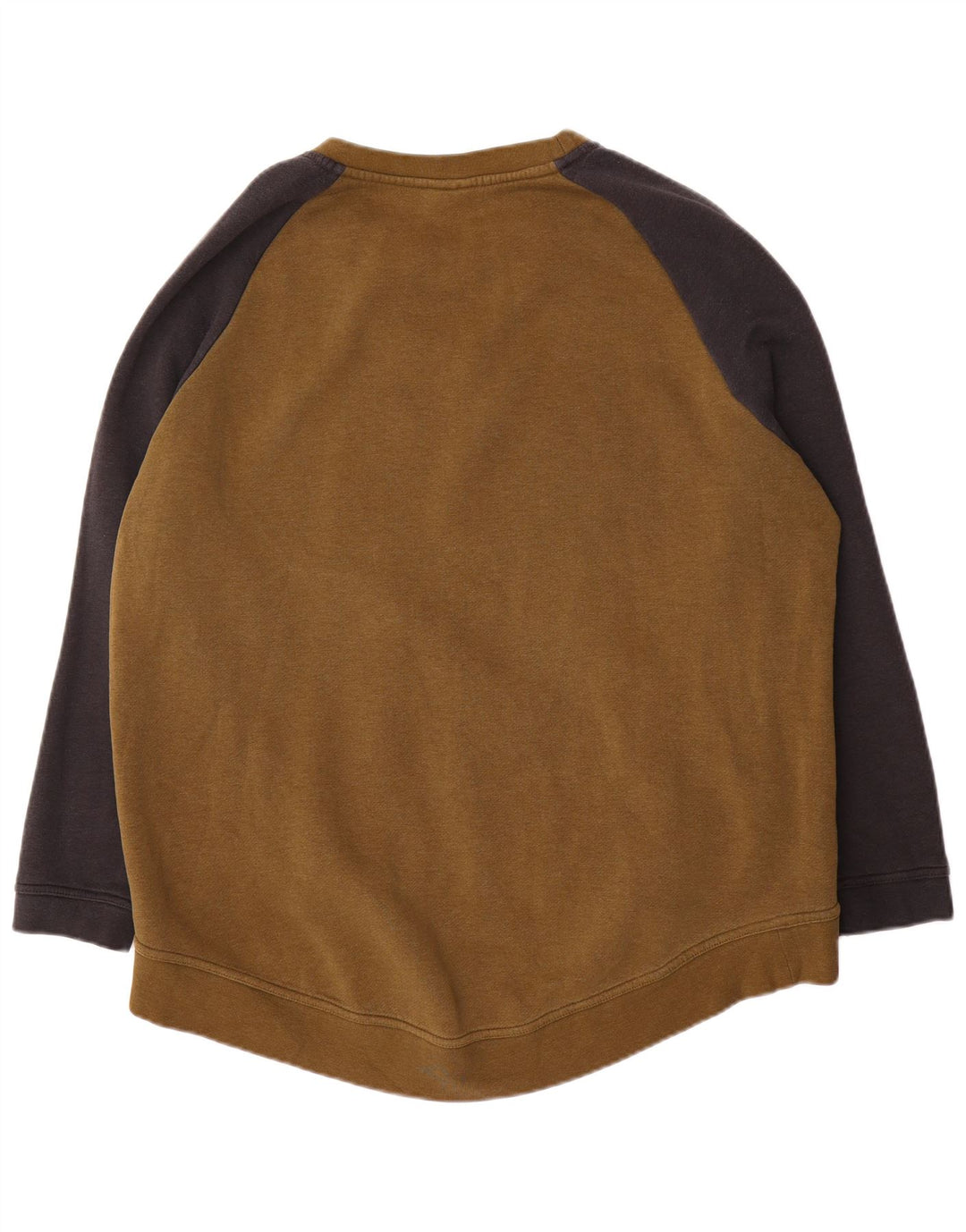 Nike grafisk sweatshirt til mænd XL Khaki Colourblock Bomuld