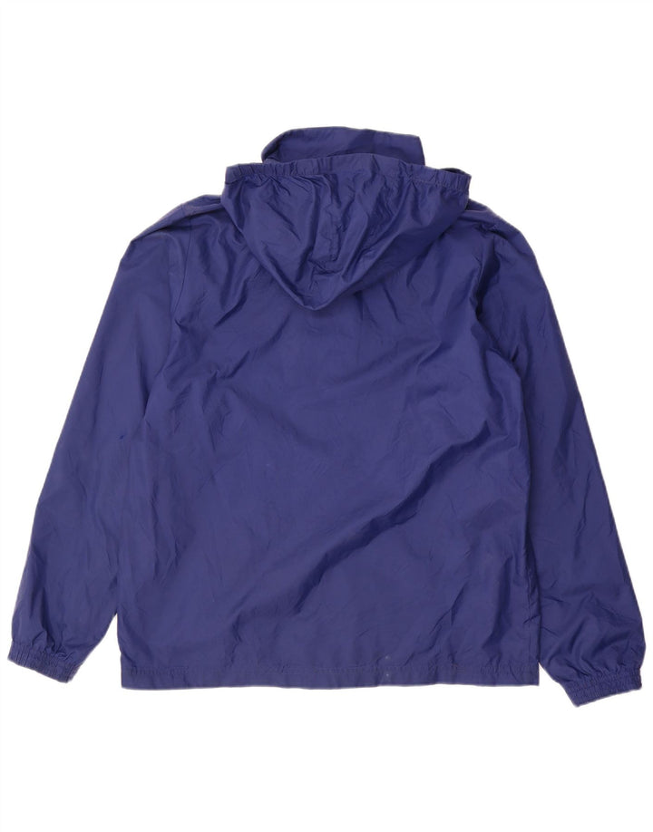 Adidas Regnjakke med hætte til drenge 13-14 år Marineblå polyester