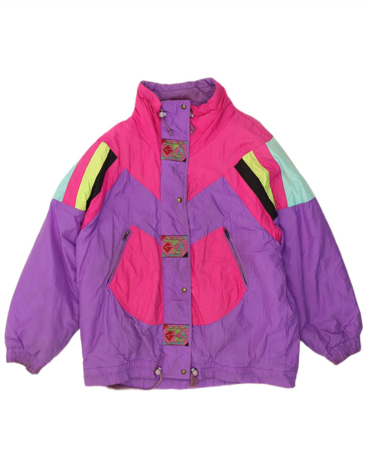 Rodeo Dame Oversized Skijakke EU 42 Stor Flerfarvet Colourblock