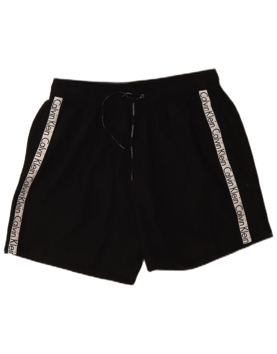 Calvin Klein Herre grafiske badeshorts Stor sort Colourblock Polyester