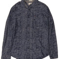 TOMMY HILFIGER Mens Graphic Regular Fit Shirt Medium Navy Blue Vintage Tommy Hilfiger and Second-Hand Tommy Hilfiger from Messina Hembry 