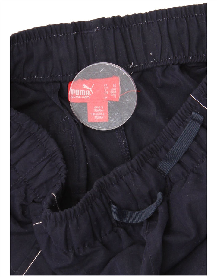 PUMA Grafiske sportsshorts til mænd XS Marineblå Colourblock