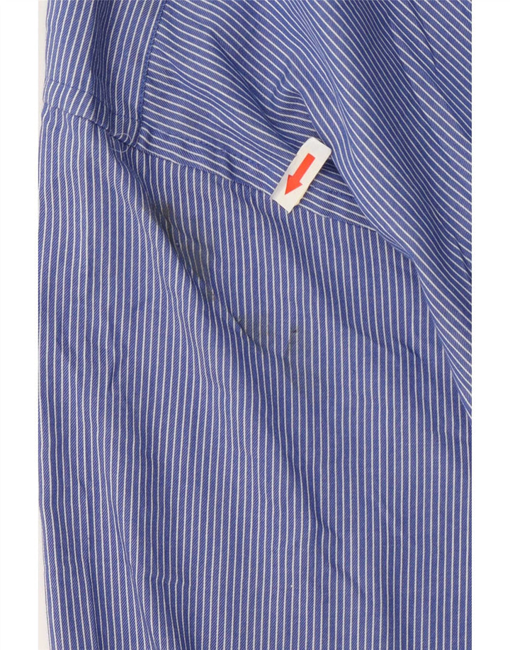 Chaps Herreskjorte str. 16 1/2 Large Blue Pinstripe Cotton