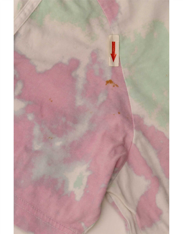 Adidas Herre T-shirt Top Medium Flerfarvet Tie Dye Bomuld