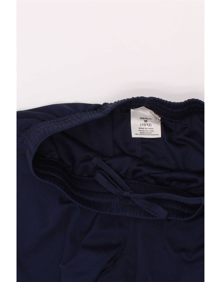Adidas drenge grafiske sportsshorts 10-11 år Medium marineblå polyester