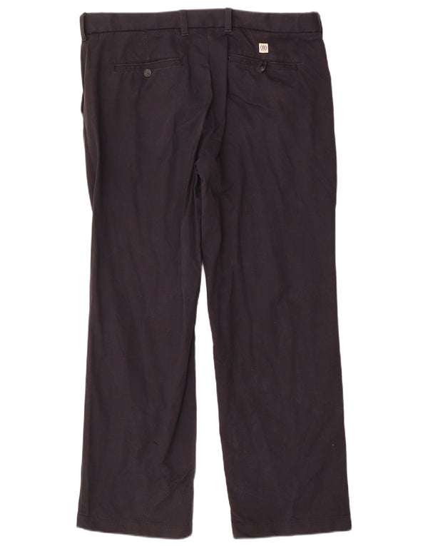 Marks & Spencer Herre Blue Harbor Lige Chinobukser W36 L29 Navy