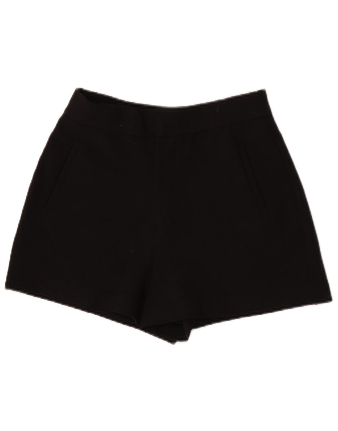 Zara højtaljede chinoshorts til kvinder Small W26 Sort