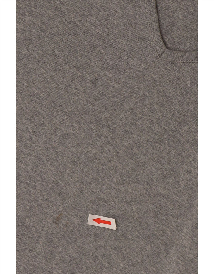 Nike T-shirt top til kvinder DK 10/12 Medium Grey Flecked Bomuld