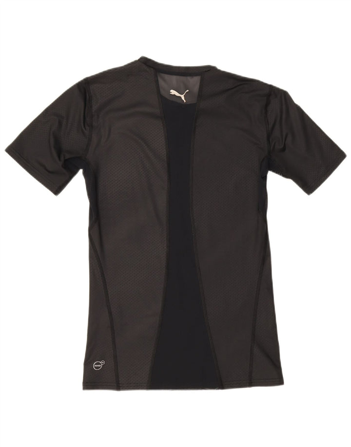 Puma Herre BVB Dortmund Grafisk T-Shirt Top Medium Sort