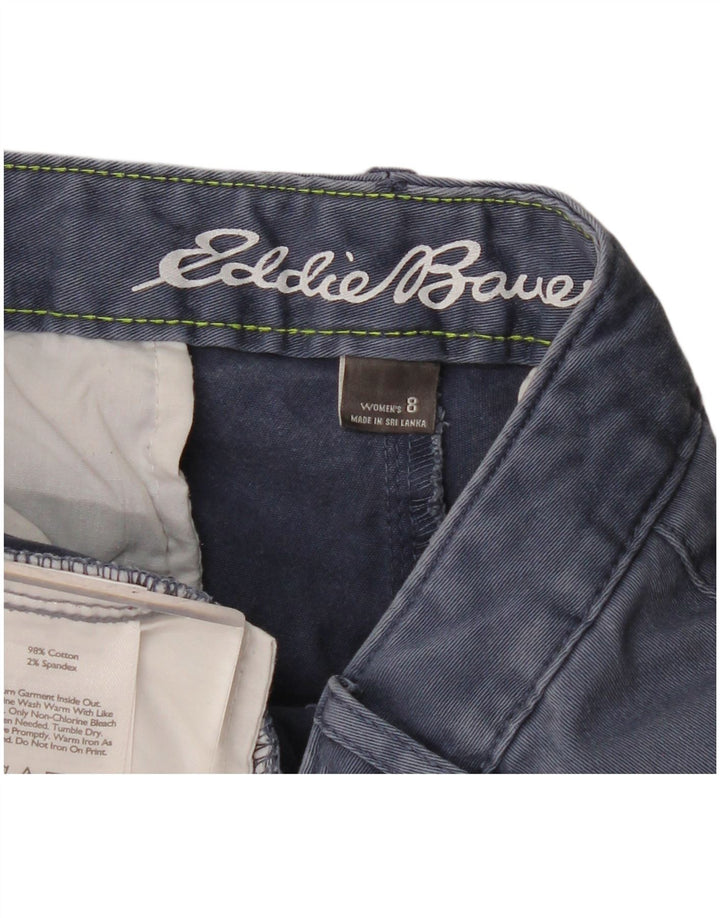 Eddie Bauer Kæreste Kvinder Chinobukser US 8 Medium W34 L30 Marineblå