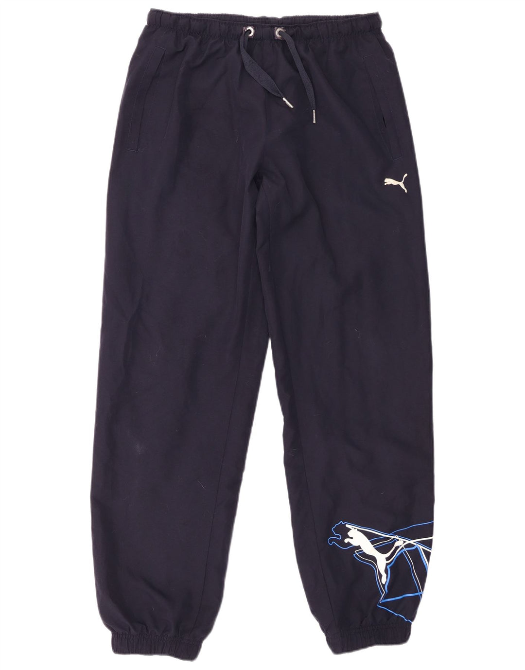 PUMA Herre grafisk træningsdragt Bukser Joggers Medium Navy Blue