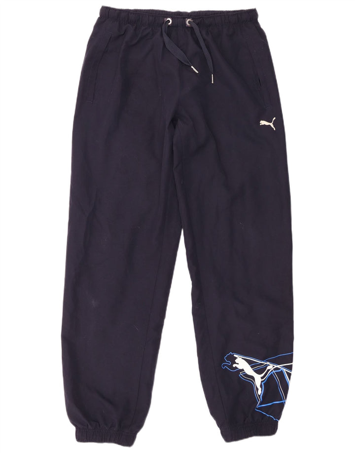 PUMA Herre grafisk træningsdragt Bukser Joggers Medium Navy Blue