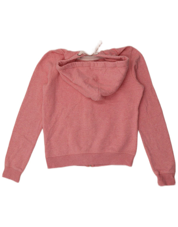 Jack Wills Dame Hættetrøje Sweater UK 10 Small Pink Flecked Bomuld