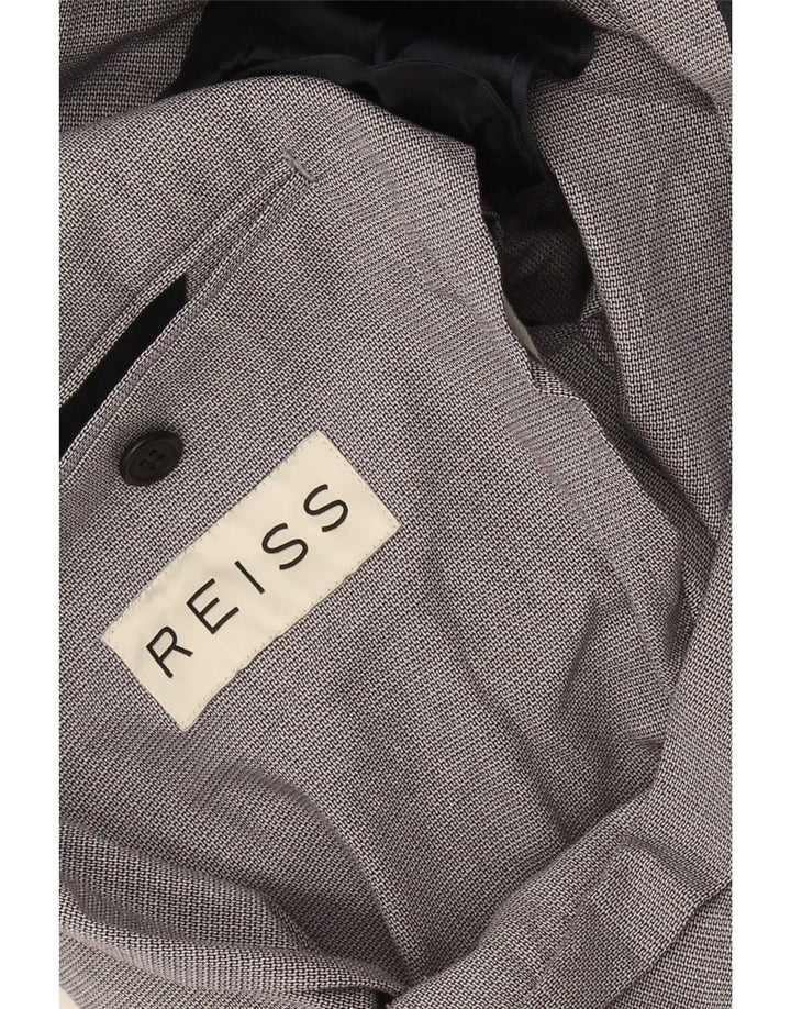 Reiss Herre 2-knaps blazerjakke UK 38 Medium Grå