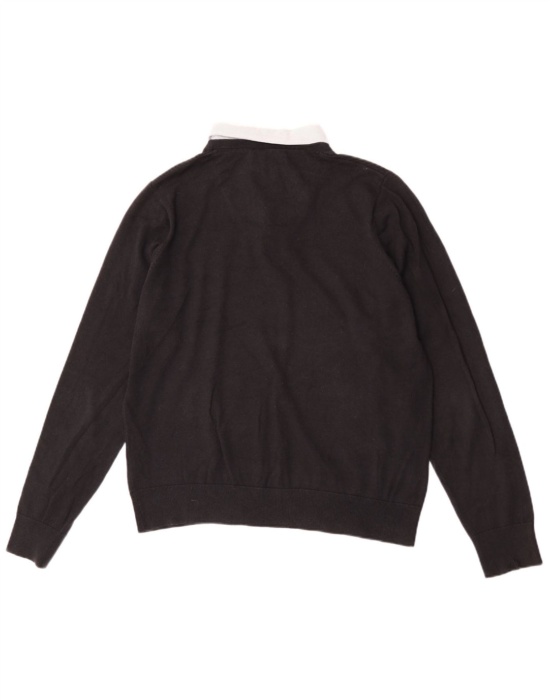 Marks & Spencer Herre Autograph V-hals sweater Medium Sort Bomuld