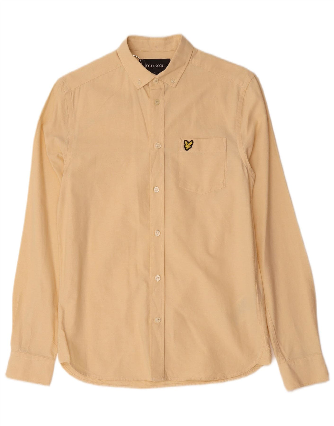 Lyle & Scott Herreskjorte XS Gul bomuld