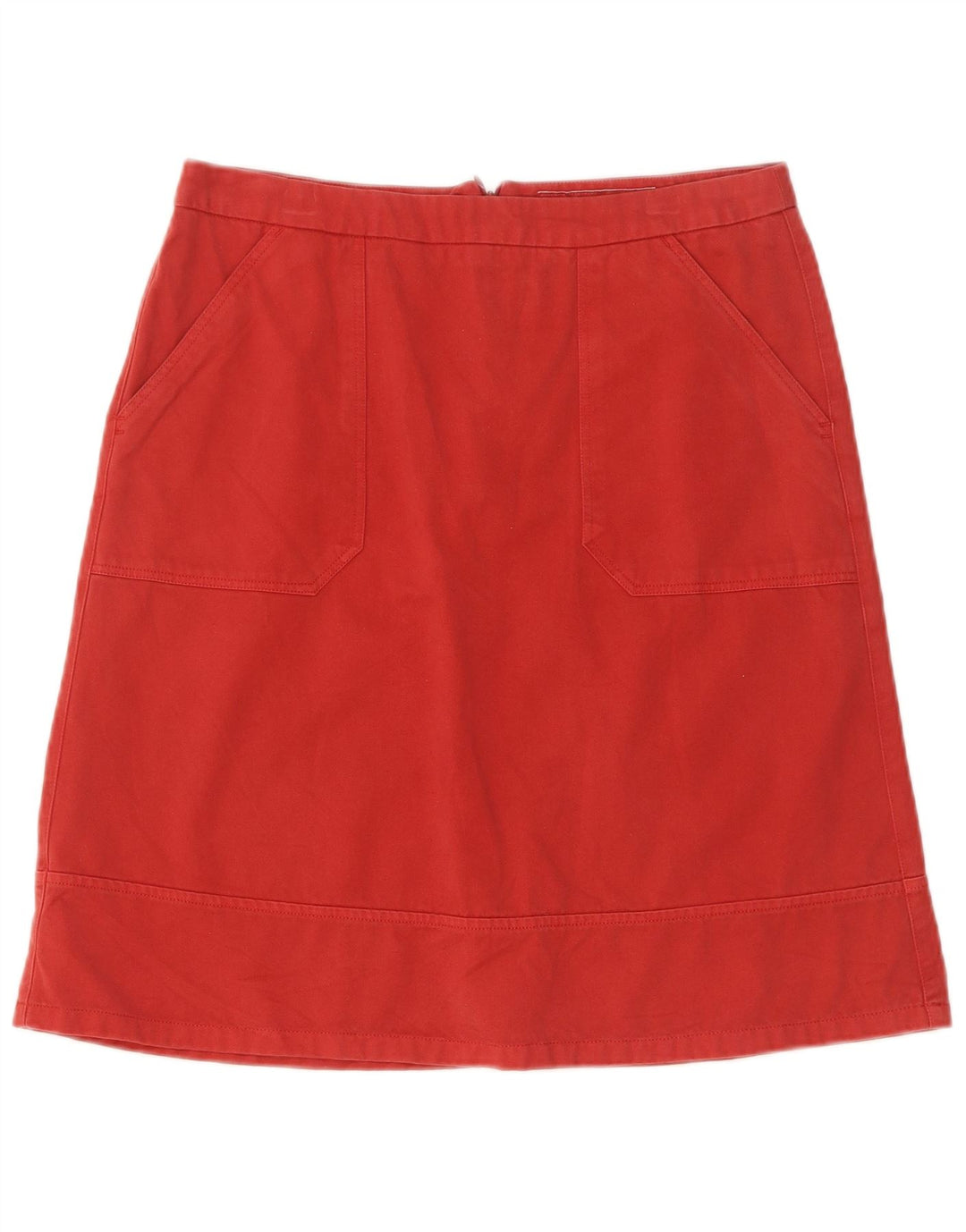 Sergio Tacchini Dame A-Line Nederdel IT 42 Medium W30 Rød Bomuld