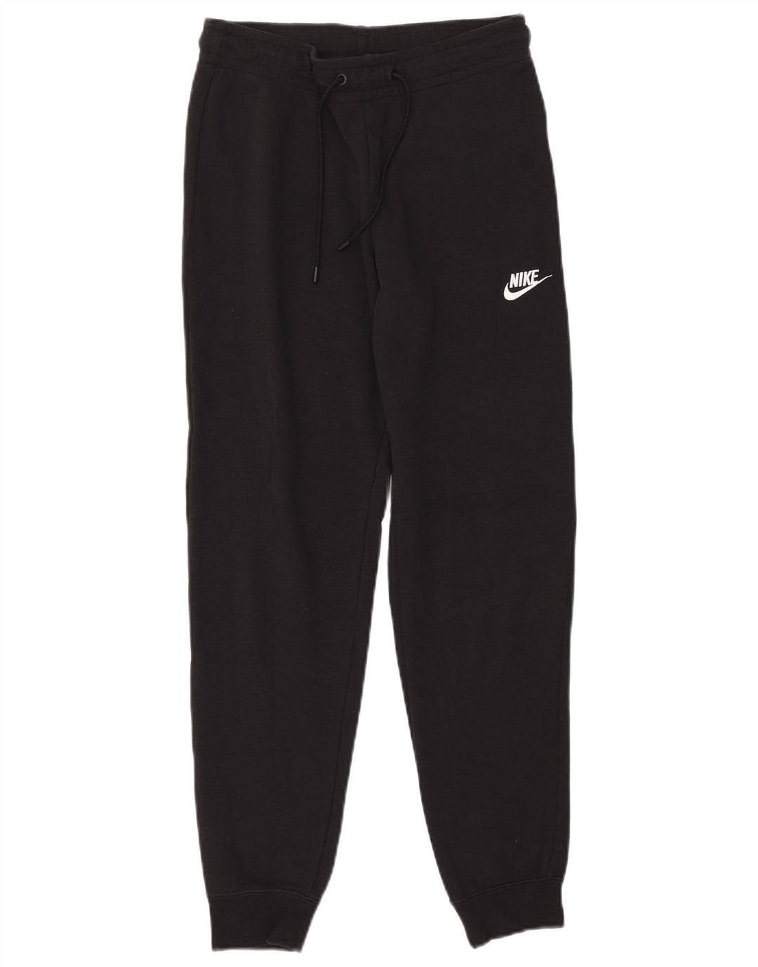 NIKE træningsbukser til kvinder Joggers UK 10 Small Black Bomuld