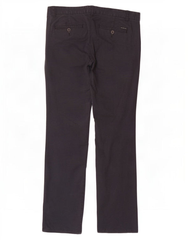 Calvin Klein Herre Slim Chino Bukser W32 L31 Sort nålestribet bomuld