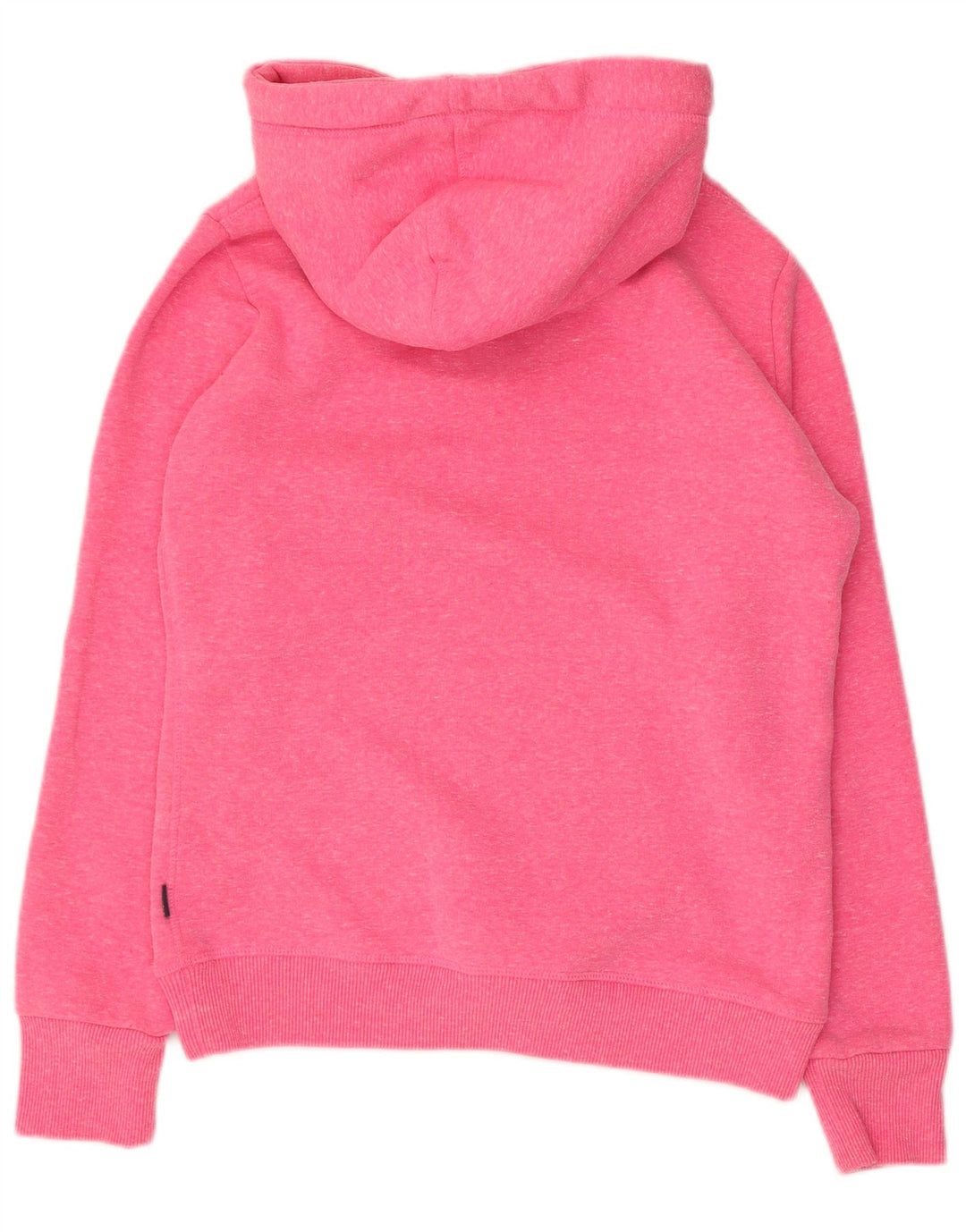 Superdry grafisk hættetrøje til kvinder UK 10 Small Pink Flecked Polyester