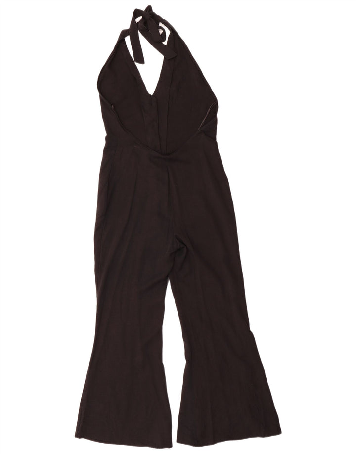 Zara Dame Jumpsuit UK 6 XS Sort Lyocell