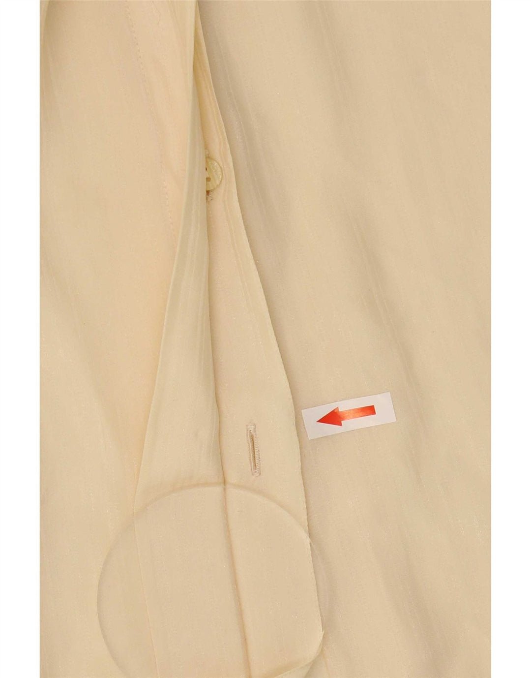 Vintage dameskjorte bluse str. 45 Large Beige