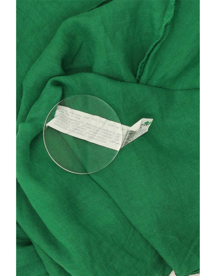 Zara Dameskjorte UK 14 Medium Green Linen