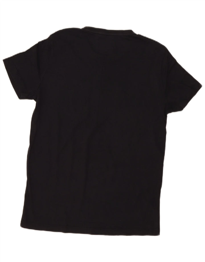 Calvin Klein Herre grafisk T-shirt Top Medium Sort Bomuld