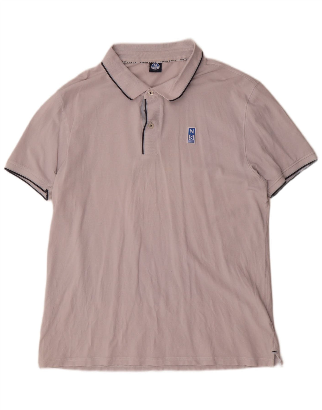 North Sails Herre Slim Fit Polo Shirt XL Grå Bomuld