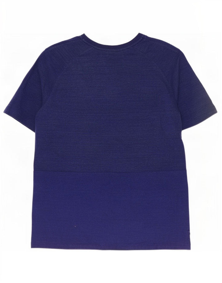 Nike Herre T-shirt Top Medium Marineblå Bomuld