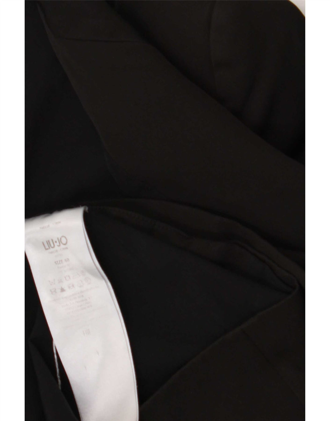 Liu Jo Dame 1 Knap Blazer Jakke IT 40 Lille Sort Polyester