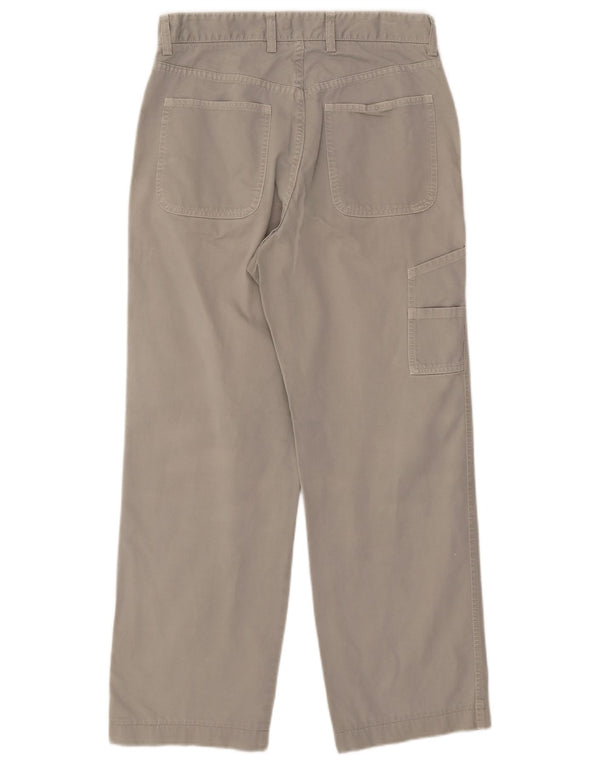 Powell Mens Straight Cargo Trousers W32 L28 Grey