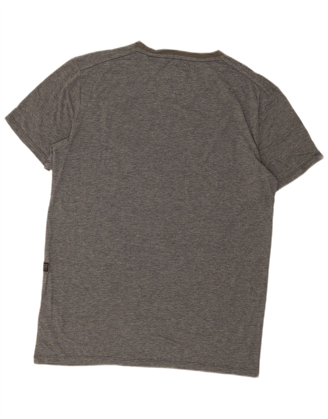 G-STAR Herre Grafisk T-Shirt Top Stor Grå Bomuld