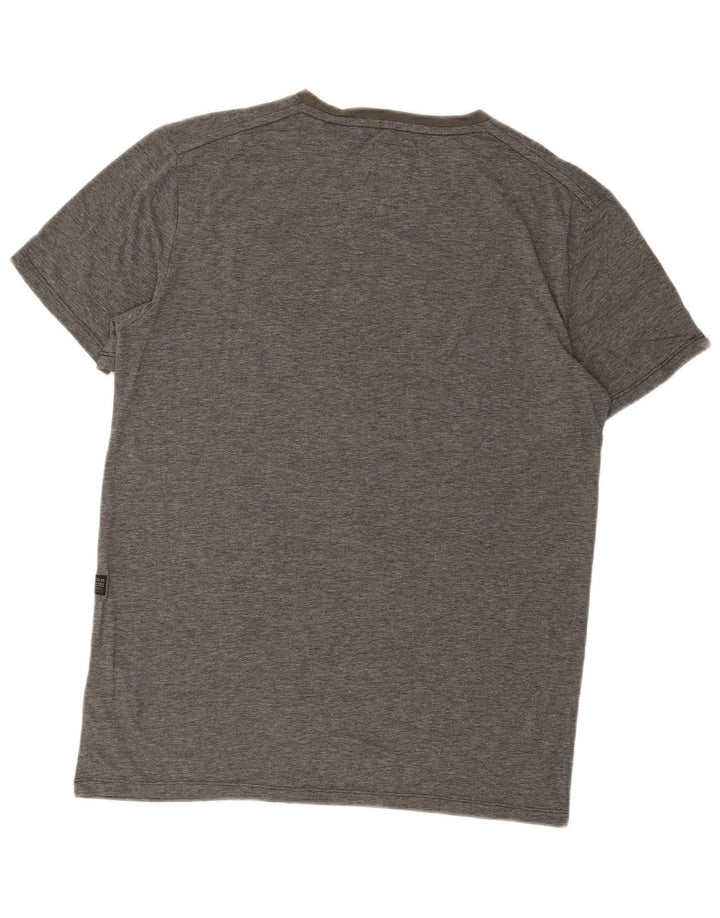 G-STAR Herre Grafisk T-Shirt Top Stor Grå Bomuld